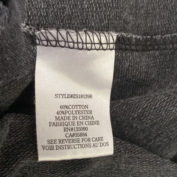 ❗️SOLD❗️Z Supply Charcoal Black Candace Short OverAlls Size L - Picture 11 of 12